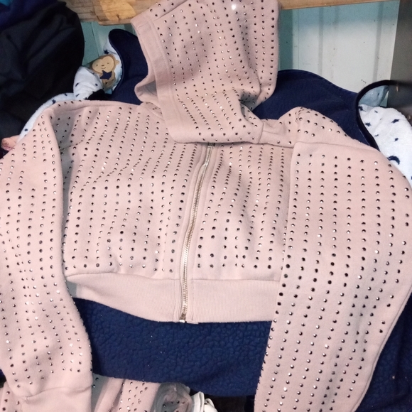 Hot and delicious jogging suit with crop jacket see pics women's size small - Picture 14 of 15